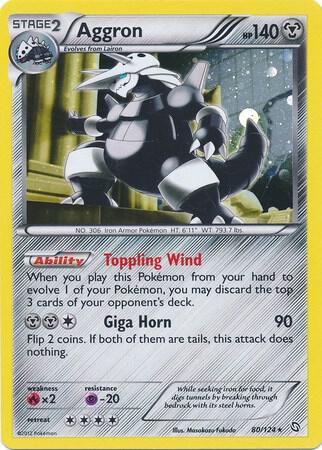 Aggron - 80/124 (Cosmos Holo) 080/124 card from Blister Exclusives