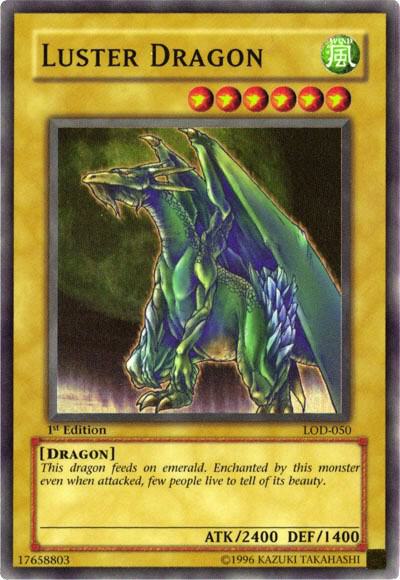Luster Dragon LOD-050 card from Legacy of Darkness
