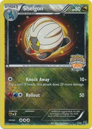 Shelgon - 7/20 (Regional Championships) 007/020 card from League & Championship Cards
