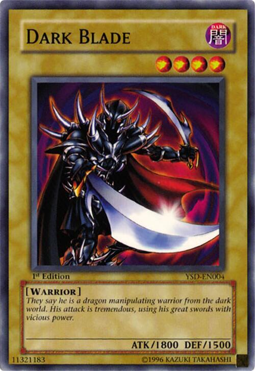 Dark Blade YSD-EN004 card from Starter Deck 2006