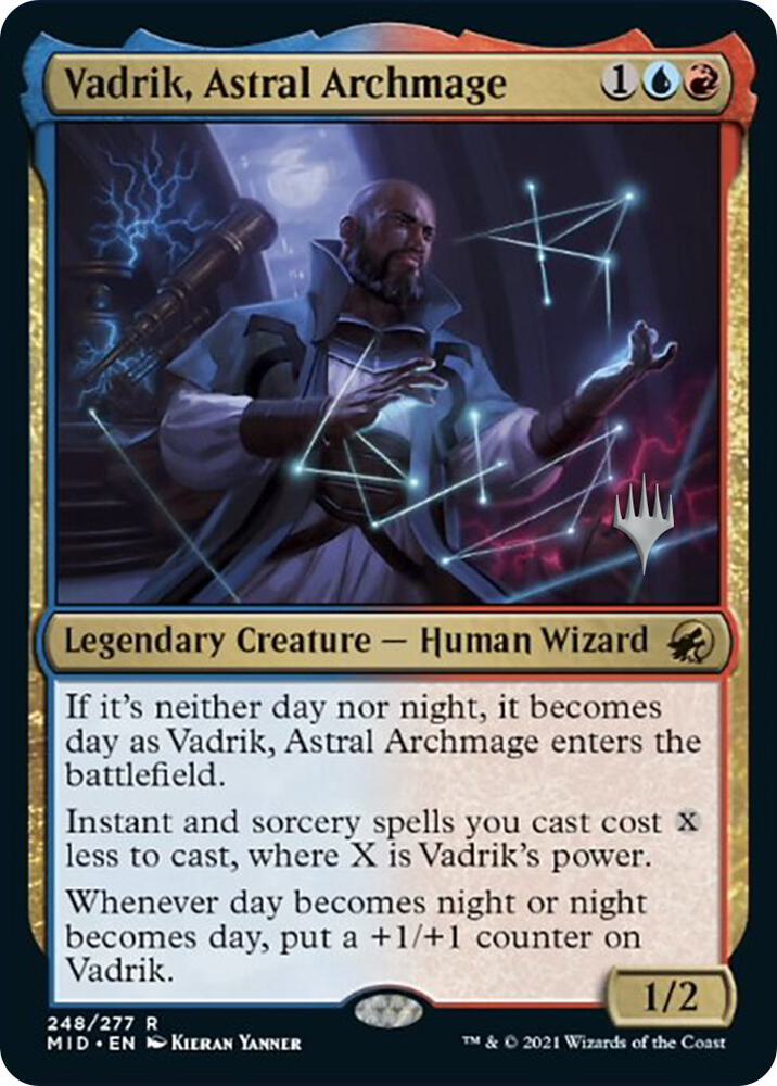 Vadrik, Astral Archmage 248 card from Promo Pack: Innistrad: Midnight Hunt