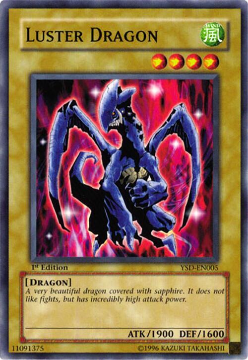 Luster Dragon YSD-EN005 card from Starter Deck 2006
