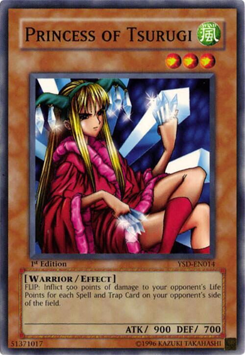 Princess of Tsurugi YSD-EN014 card from Starter Deck 2006