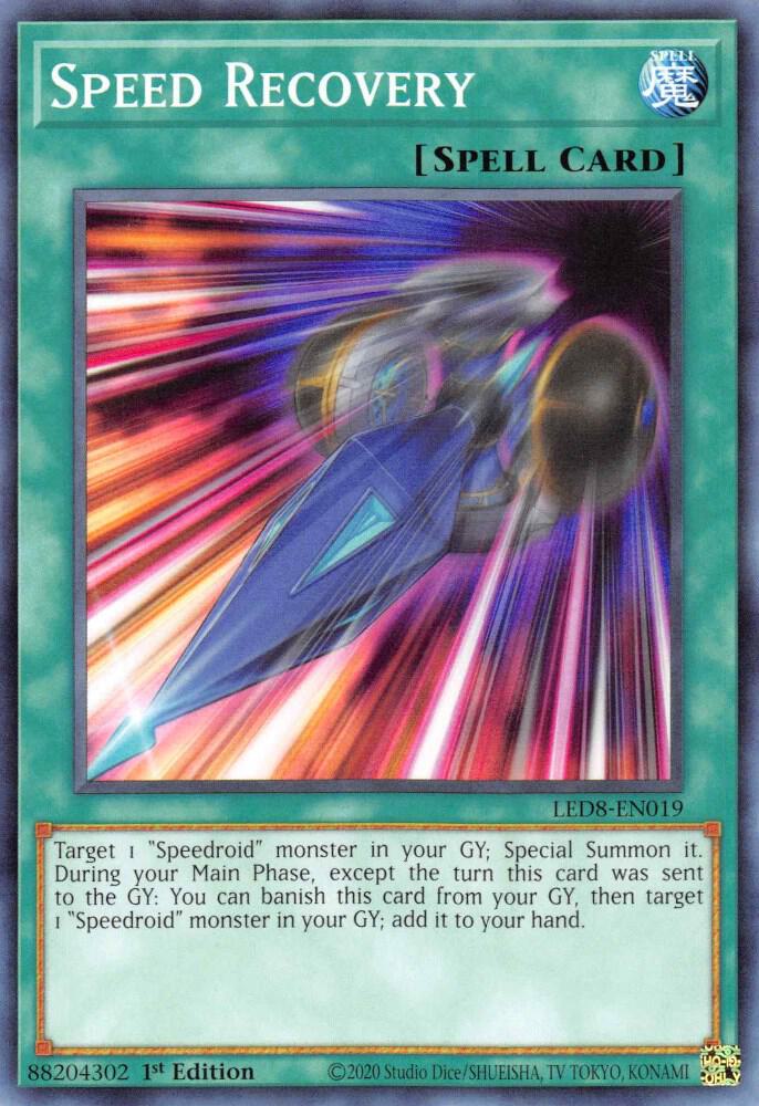 Speed Recovery LED8-EN019 card from Legendary Duelists: Synchro Storm
