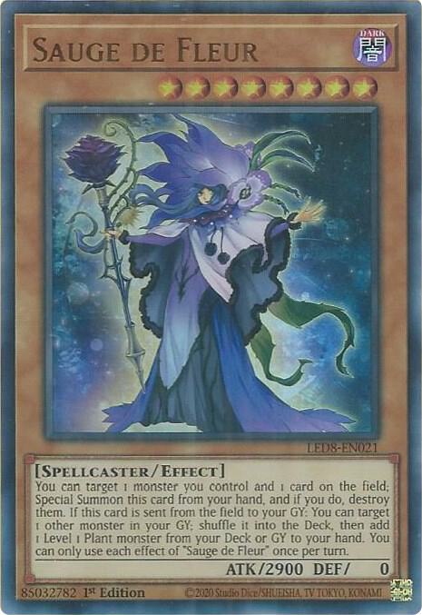 Sauge de Fleur LED8-EN021 card from Legendary Duelists: Synchro Storm