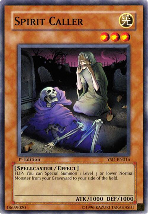 Spirit Caller YSD-EN016 card from Starter Deck 2006