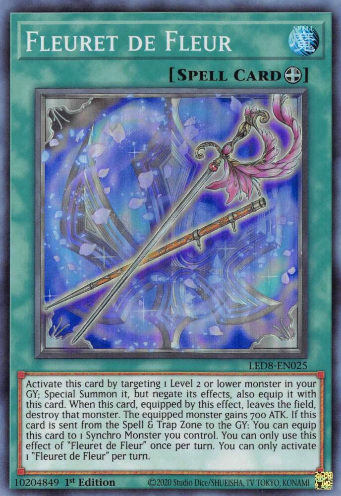 Fleuret de Fleur LED8-EN025 card from Legendary Duelists: Synchro Storm