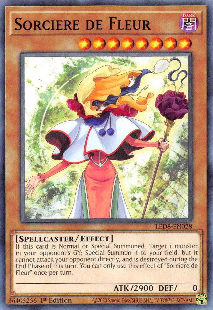 Sorciere de Fleur LED8-EN028 card from Legendary Duelists: Synchro Storm