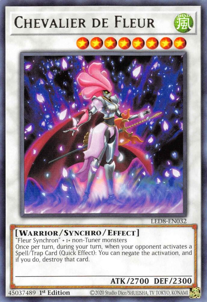 Chevalier de Fleur LED8-EN032 card from Legendary Duelists: Synchro Storm