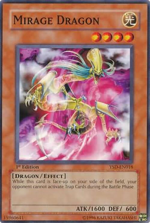 Mirage Dragon YSD-EN018 card from Starter Deck 2006