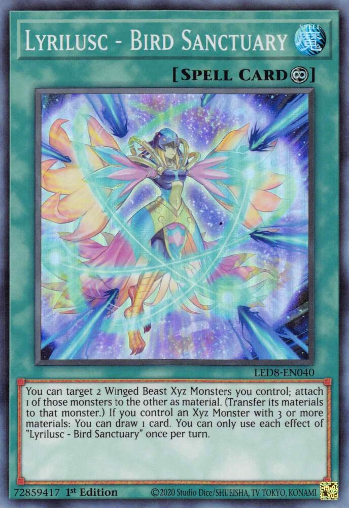 Lyrilusc - Bird Sanctuary LED8-EN040 card from Legendary Duelists: Synchro Storm