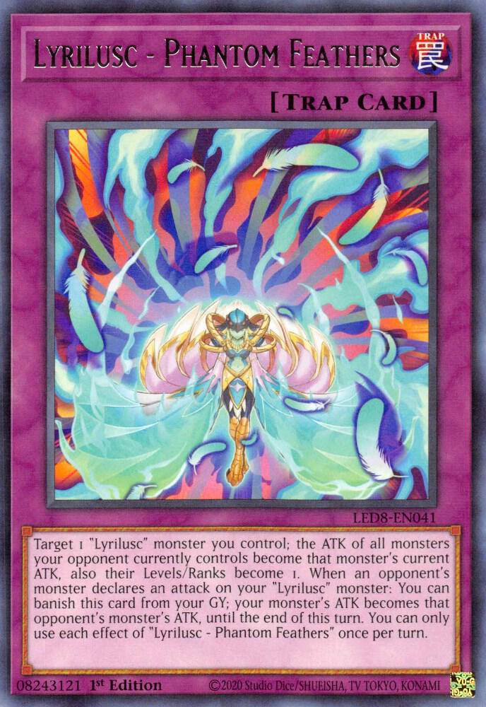 Lyrilusc - Phantom Feathers LED8-EN041 card from Legendary Duelists: Synchro Storm