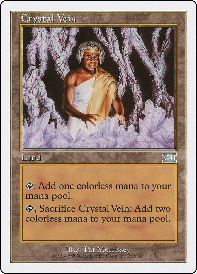 Crystal Vein 322 card from Classic Sixth Edition