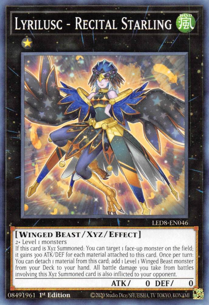 Lyrilusc - Recital Starling LED8-EN046 card from Legendary Duelists: Synchro Storm