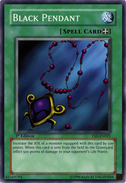 Black Pendant YSD-EN021 card from Starter Deck 2006