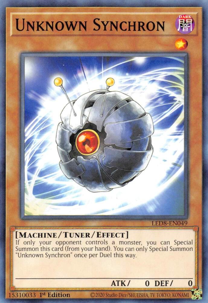 Unknown Synchron LED8-EN049 card from Legendary Duelists: Synchro Storm