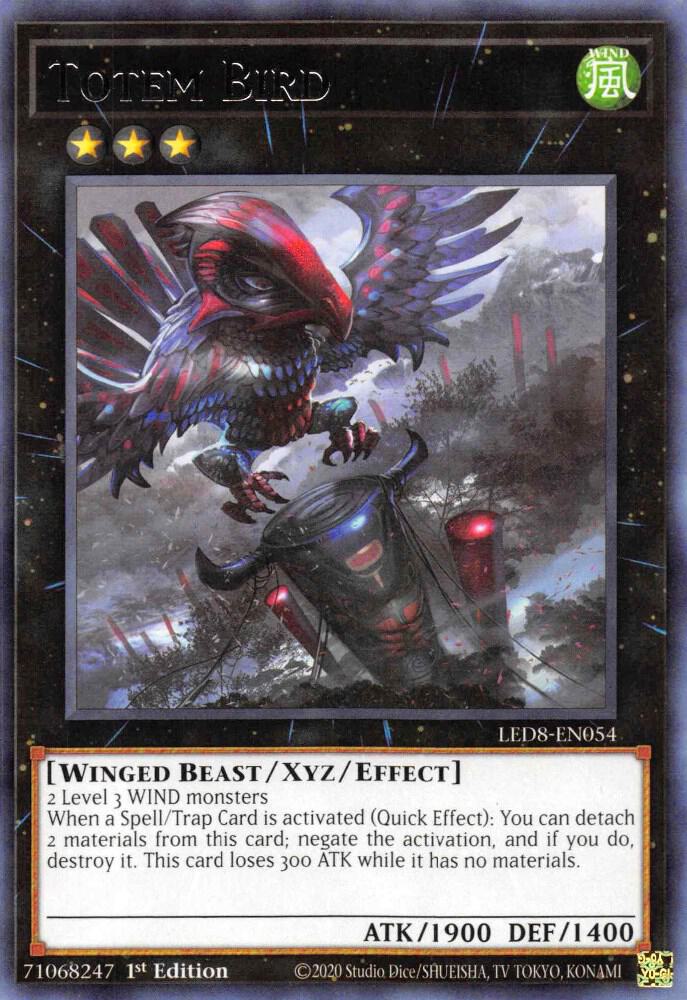 Totem Bird LED8-EN054 card from Legendary Duelists: Synchro Storm
