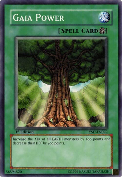 Gaia Power YSD-EN022 card from Starter Deck 2006
