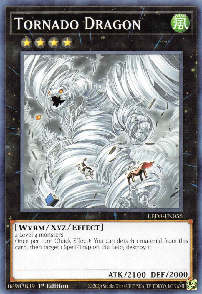 Tornado Dragon LED8-EN055 card from Legendary Duelists: Synchro Storm