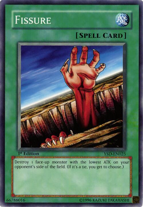 Fissure YSD-EN025 card from Starter Deck 2006