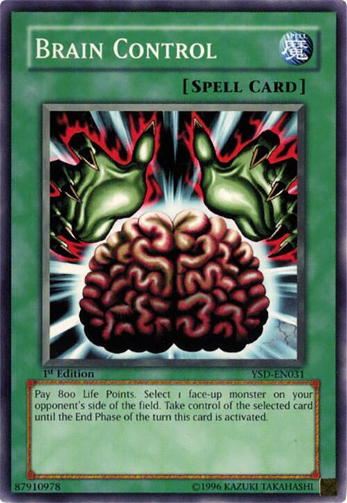 Brain Control YSD-EN031 card from Starter Deck 2006