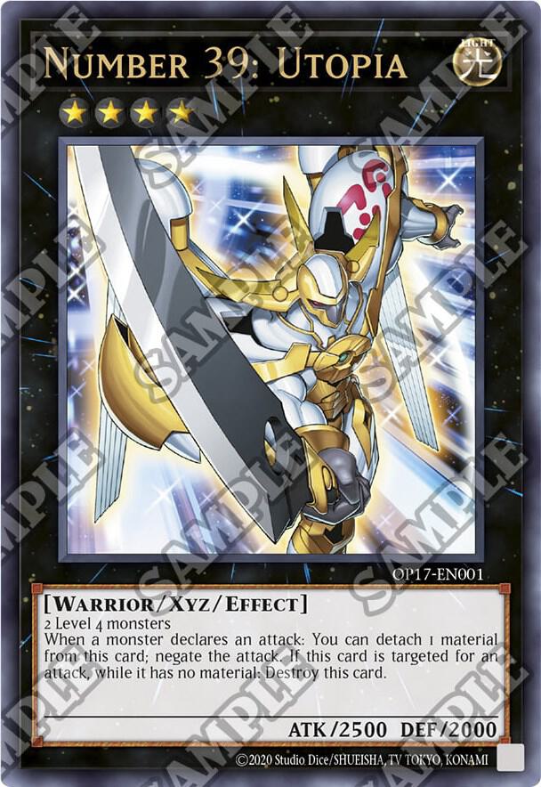 Number 39: Utopia (UTR) OP17-EN001 card from OTS Tournament Pack 17