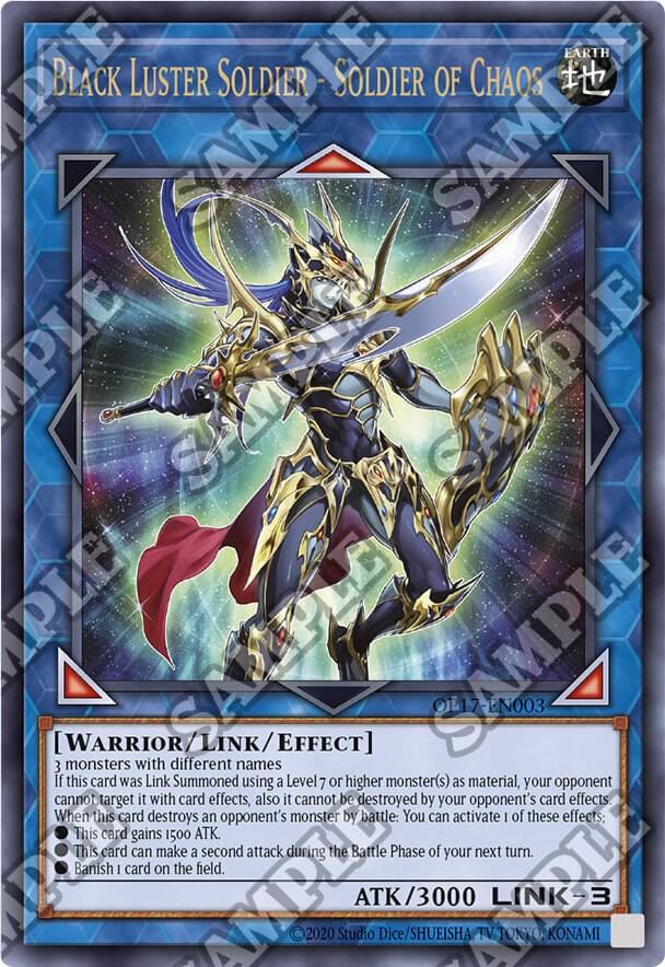 Black Luster Soldier - Soldier of Chaos (UTR) OP17-EN003 card from OTS Tournament Pack 17