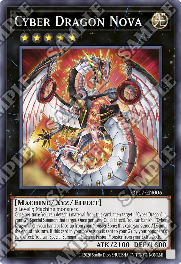 Cyber Dragon Nova OP17-EN006 card from OTS Tournament Pack 17