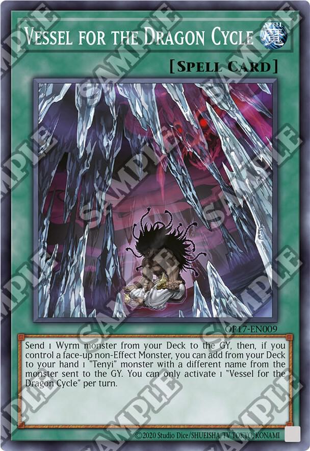 Vessel for the Dragon Cycle OP17-EN009 card from OTS Tournament Pack 17