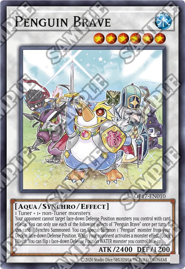 Penguin Brave OP17-EN010 card from OTS Tournament Pack 17