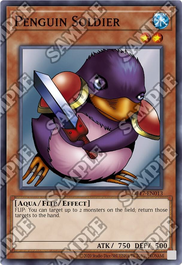 Penguin Soldier OP17-EN013 card from OTS Tournament Pack 17