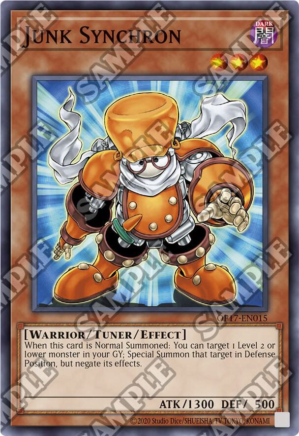 Junk Synchron OP17-EN015 card from OTS Tournament Pack 17