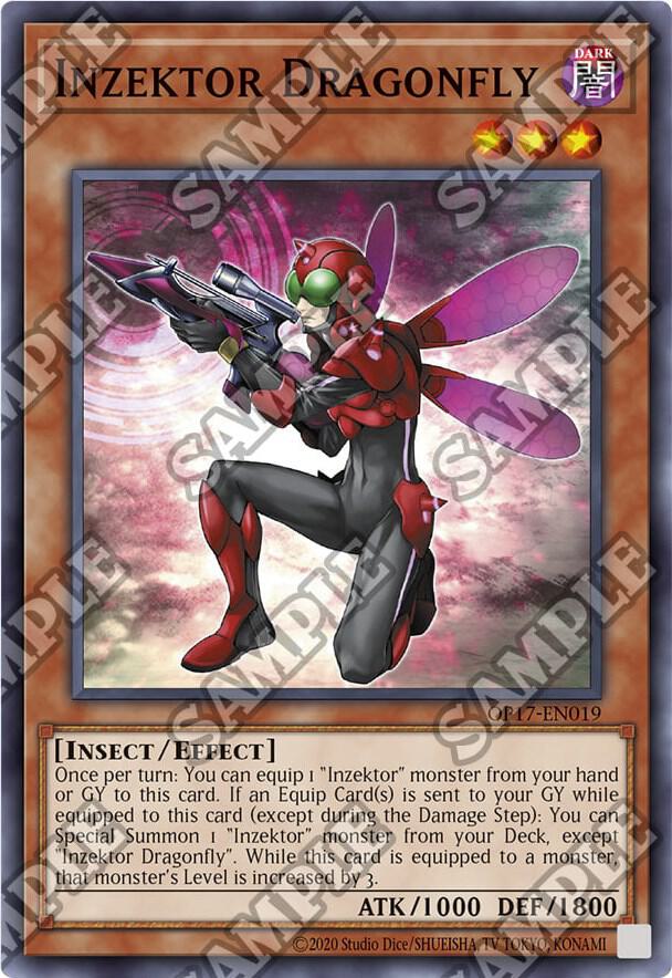 Inzektor Dragonfly OP17-EN019 card from OTS Tournament Pack 17