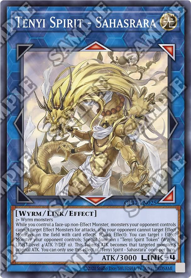 Tenyi Spirit - Sahasrara OP17-EN025 card from OTS Tournament Pack 17