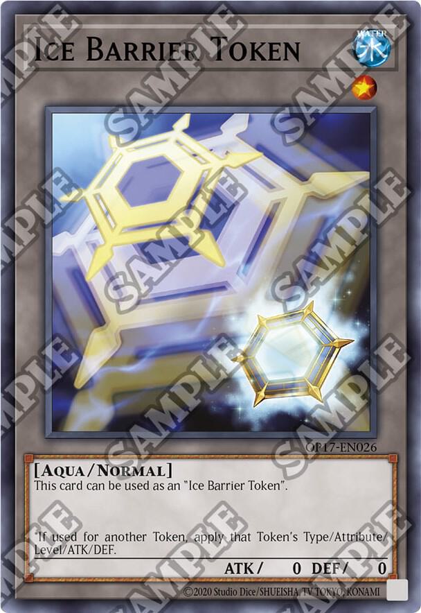 Ice Barrier Token OP17-EN026 card from OTS Tournament Pack 17