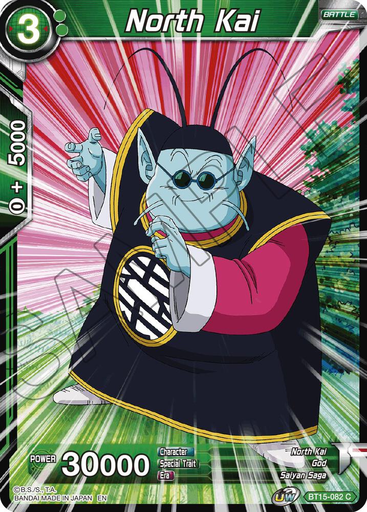 North Kai BT15-082 card from Saiyan Showdown