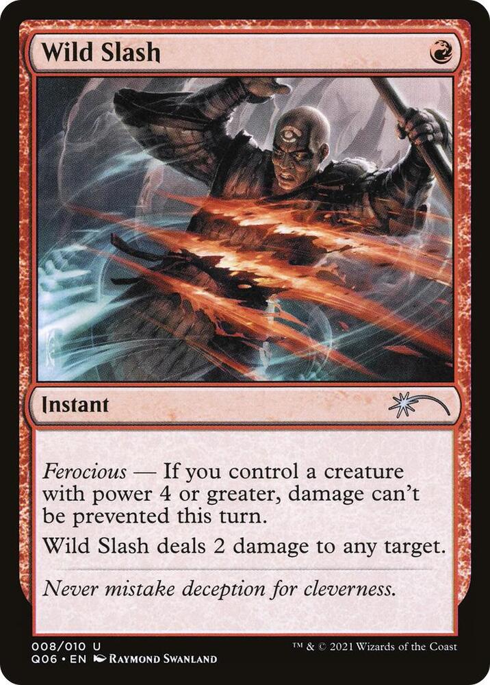 Wild Slash 8 card from Unique and Miscellaneous Promos