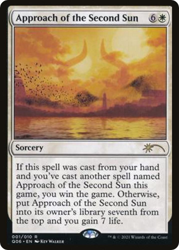 Approach of the Second Sun 1 card from Unique and Miscellaneous Promos