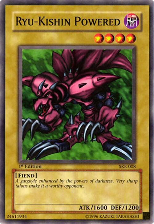 Ryu-Kishin Powered SKE-008 card from Starter Deck: Kaiba Evolution