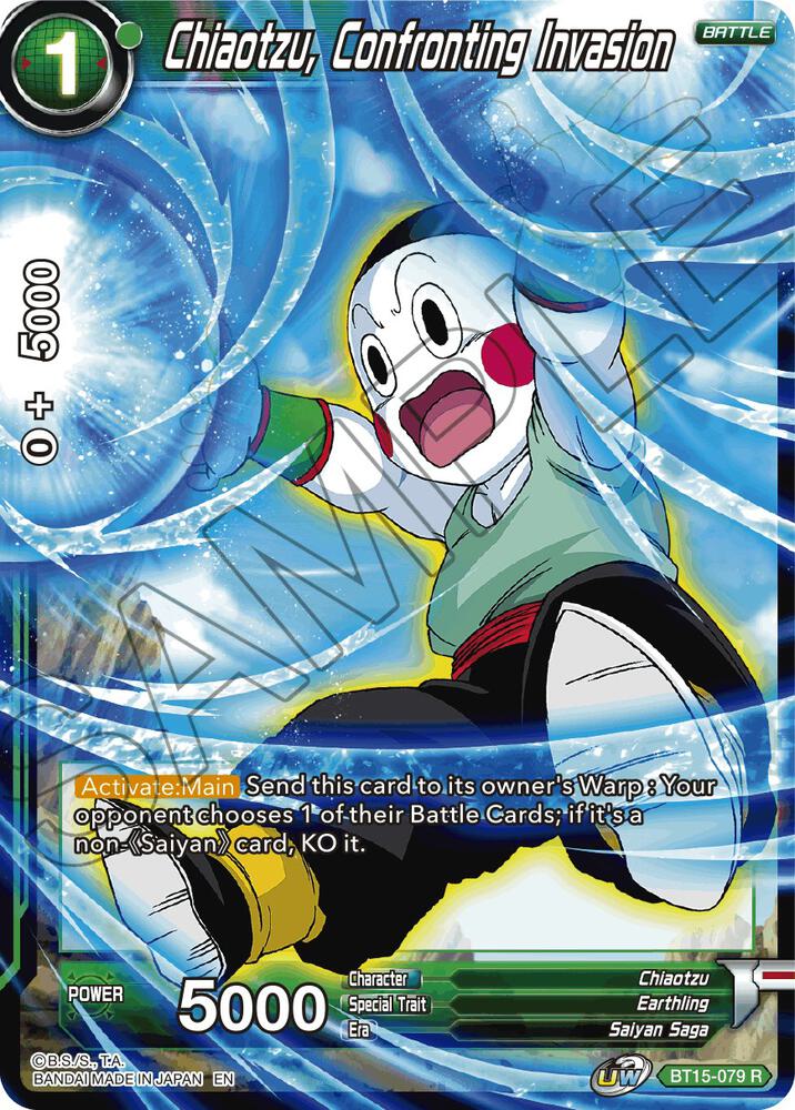 Chiaotzu, Confronting Invasion BT15-079 card from Saiyan Showdown