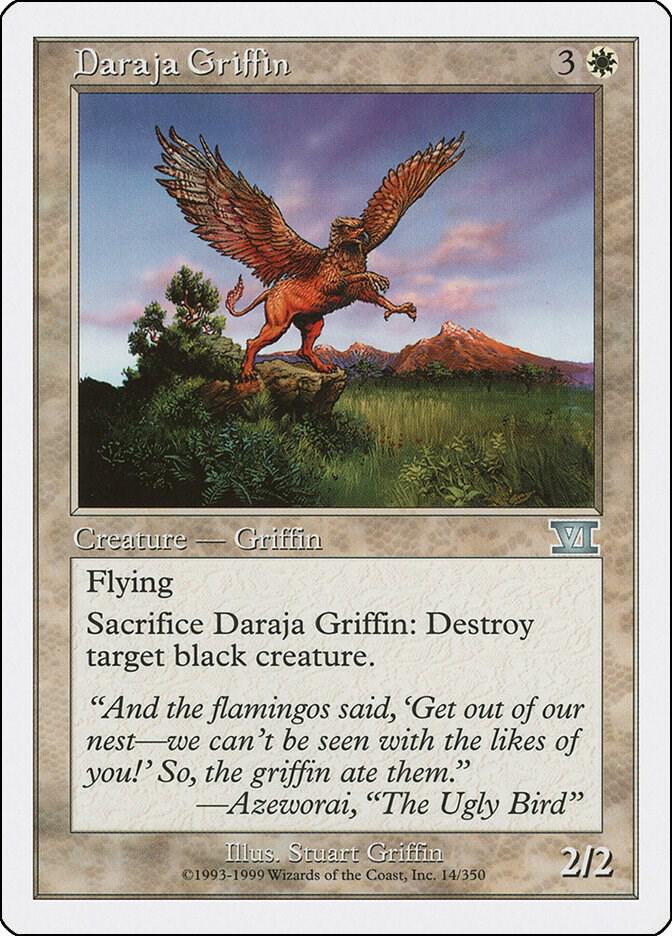 Daraja Griffin 14 card from Classic Sixth Edition
