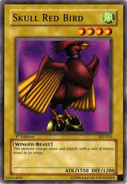 Skull Red Bird SKE-010 card from Starter Deck: Kaiba Evolution