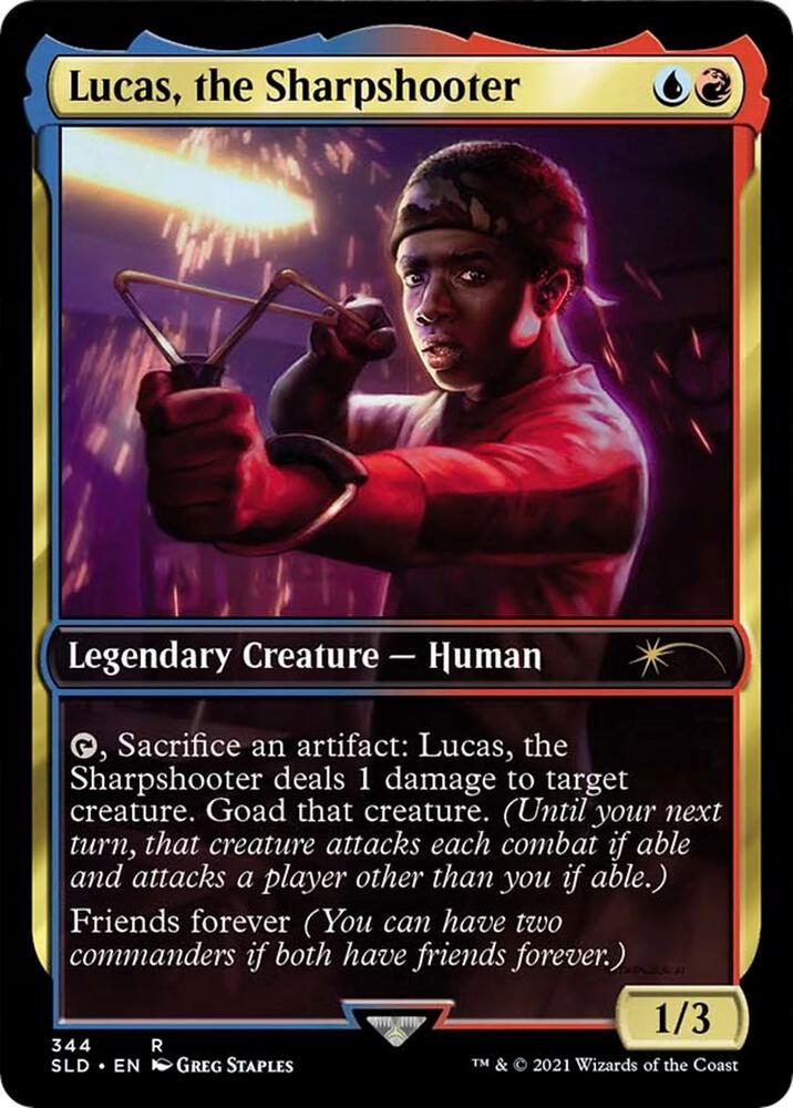 Lucas, the Sharpshooter 344 card from Secret Lair Drop Series