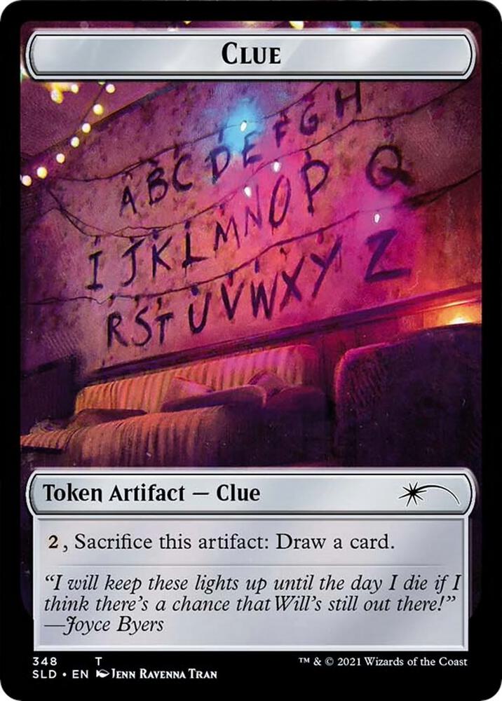 Clue Token 348 card from Secret Lair Drop Series