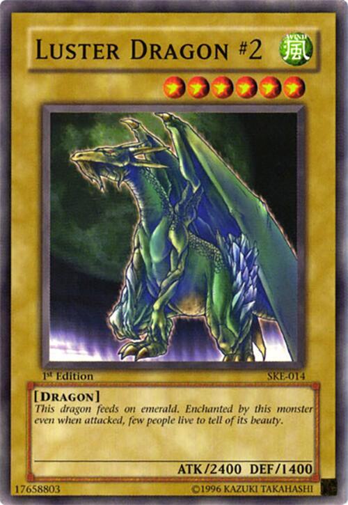 Luster Dragon #2 SKE-014 card from Starter Deck: Kaiba Evolution