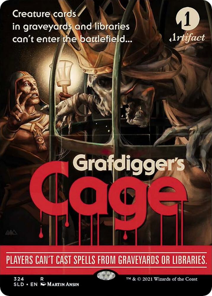Grafdigger's Cage 324 card from Secret Lair Drop Series