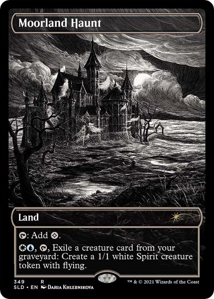 Moorland Haunt 349 card from Secret Lair Drop Series