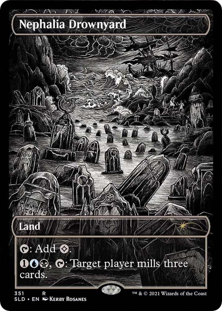 Nephalia Drownyard 351 card from Secret Lair Drop Series