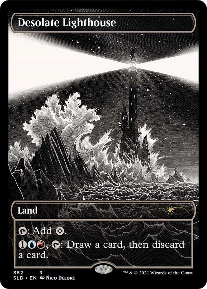 Desolate Lighthouse 352 card from Secret Lair Drop Series