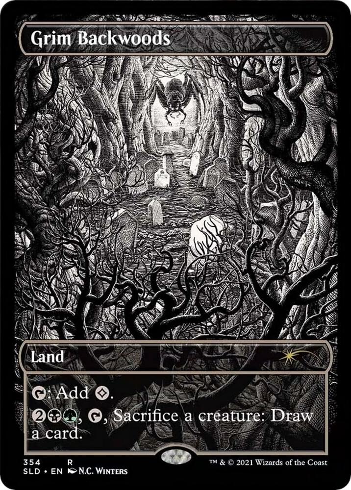 Grim Backwoods 354 card from Secret Lair Drop Series